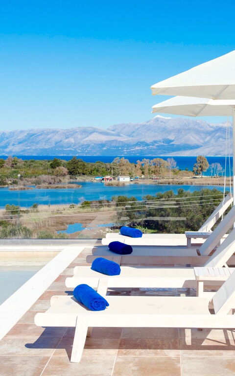 Villa Corfu Panorama: zwembad