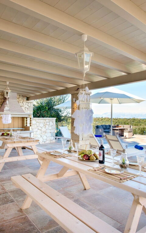 Villa Corfu Panorama: Balkon / terras / patio