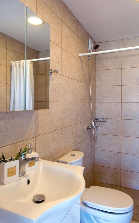 Villa Corfu Panorama: Badkamer