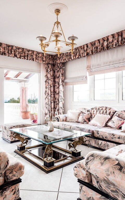 Villa Corfu Panorama: Woonkamer