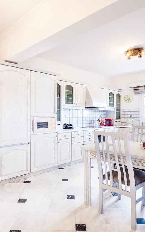 Villa Corfu Panorama: Keuken, Lunchroom