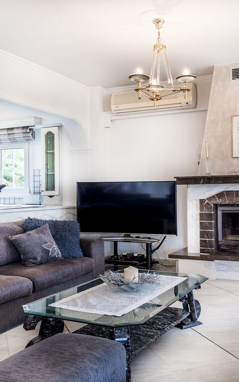 Villa Corfu Panorama: Woonkamer