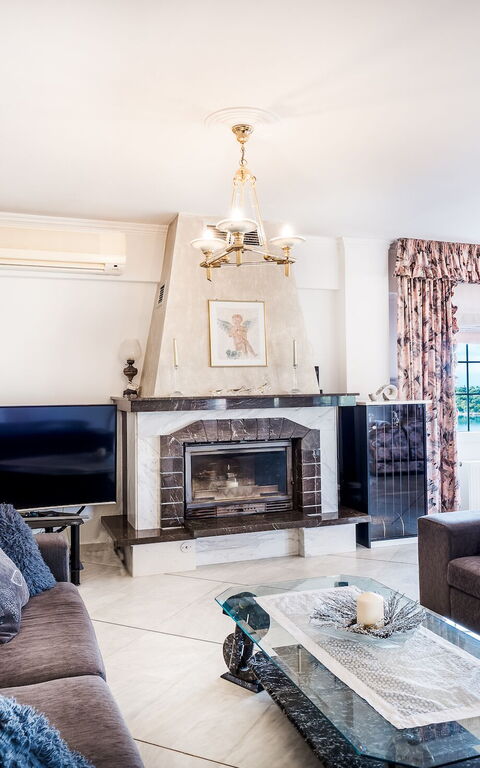 Villa Corfu Panorama: Woonkamer