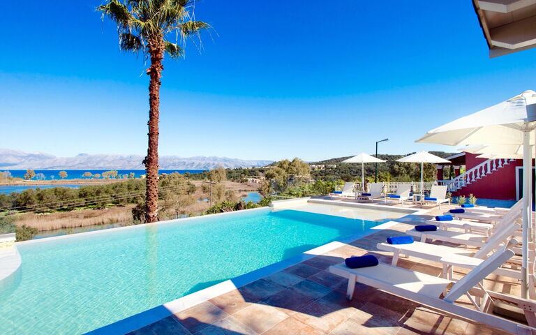 Villa Corfu Panorama: zwembad