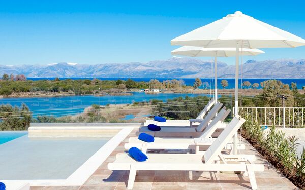 Villa Corfu Panorama: zwembad