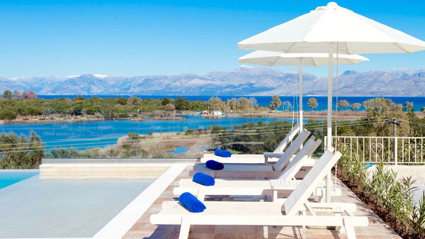 Villa Corfu Panorama: zwembad