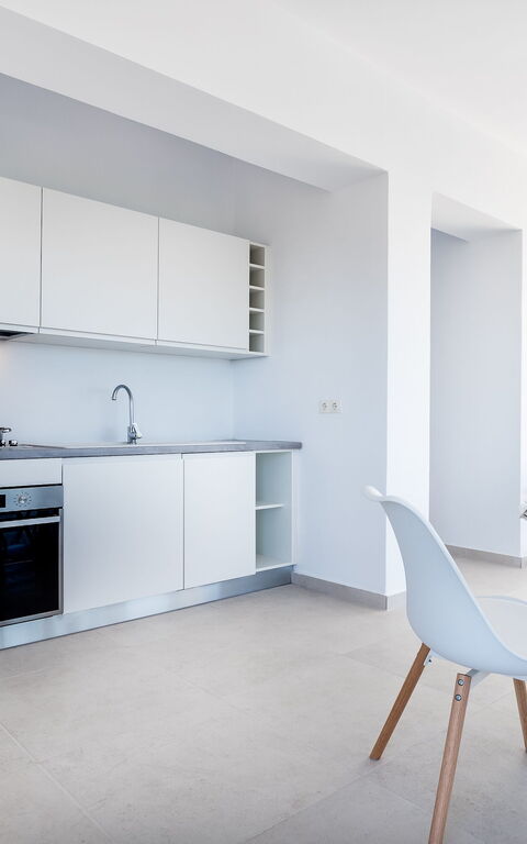 Villa Nafsika: Keuken, Lunchroom