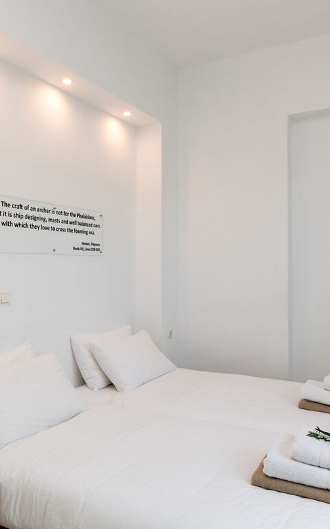 Villa Nafsika: slaapkamer