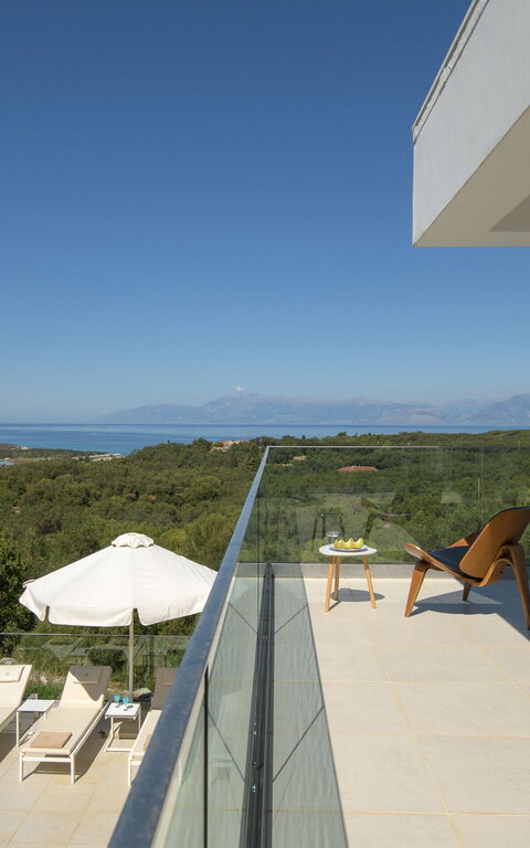 Villa Nafsika: Buitenkanten, Buitenshuis, Keer bekeken