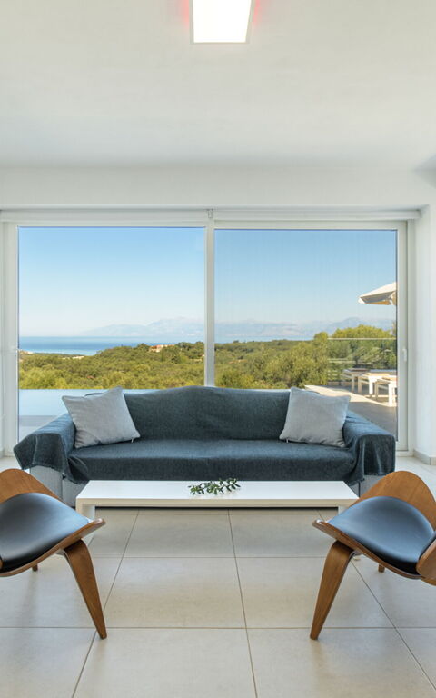 Villa Nafsika: Woonkamer