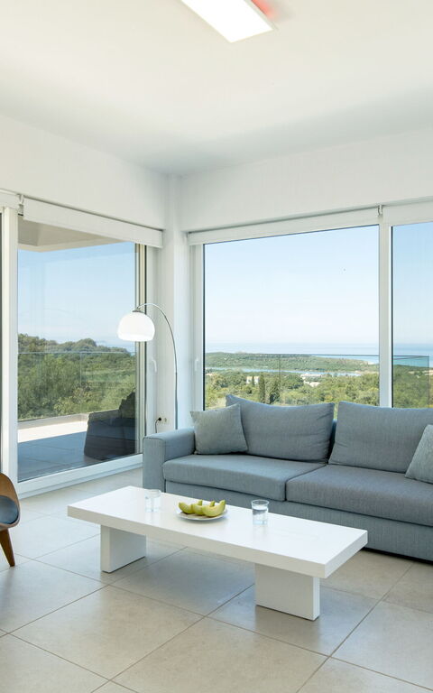 Villa Nafsika: Woonkamer