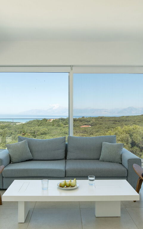 Villa Nafsika: Woonkamer