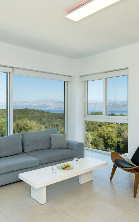 Villa Nafsika: Woonkamer