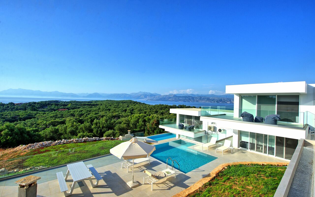 Villa Arete: Buitenkanten, Tuin, zwembad