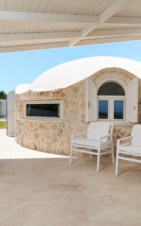 Villa Del Mito: Balkon / terras / patio, Buitenkanten, Buitenshuis