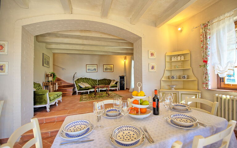Casa Fioraie: Lunchroom, Woonkamer