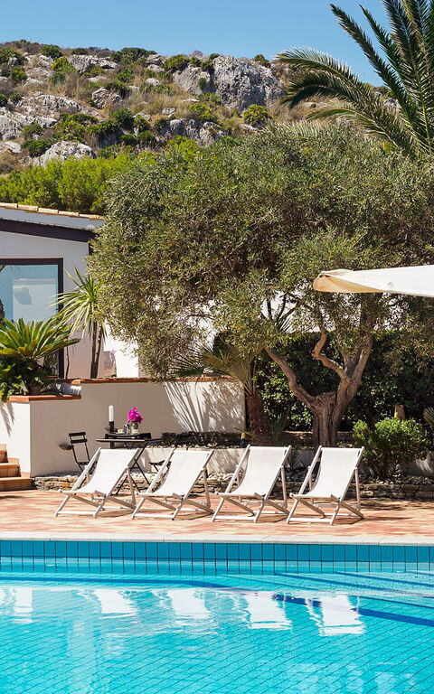 Villa Cala Mancina: zwembad