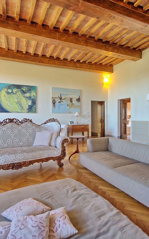 Palazzo Del Capitano: Woonkamer