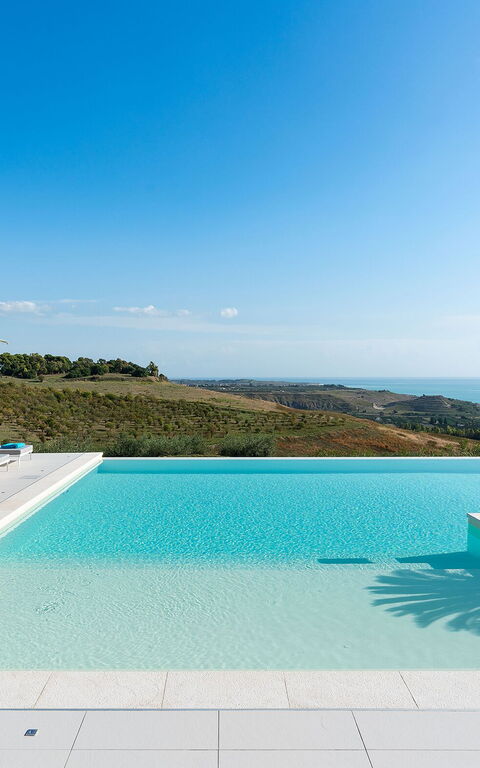 Villa Camemi: Buitenshuis, Keer bekeken, Zomer, zwembad