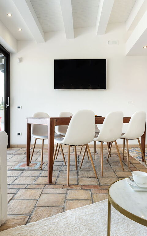 Villa Camemi: Keuken, Lunchroom