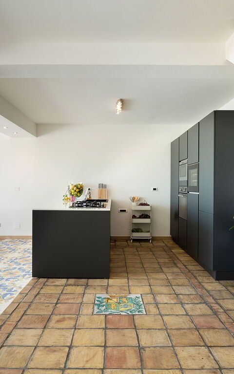 Villa Camemi: Keuken, Lunchroom