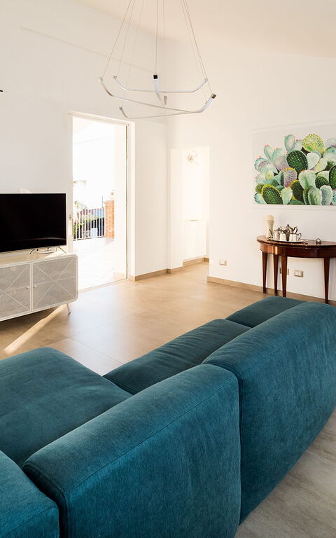 Villa Pales: Woonkamer