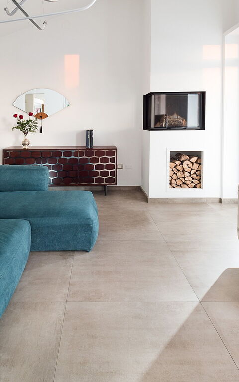 Villa Pales: Woonkamer