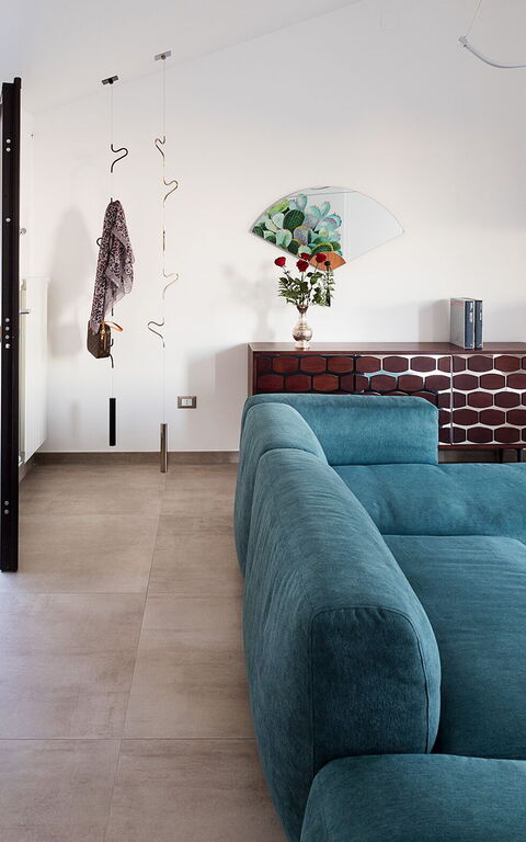 Villa Pales: Woonkamer