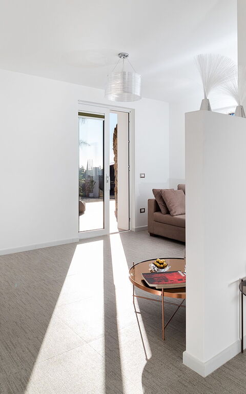 Villa Pales: Woonkamer