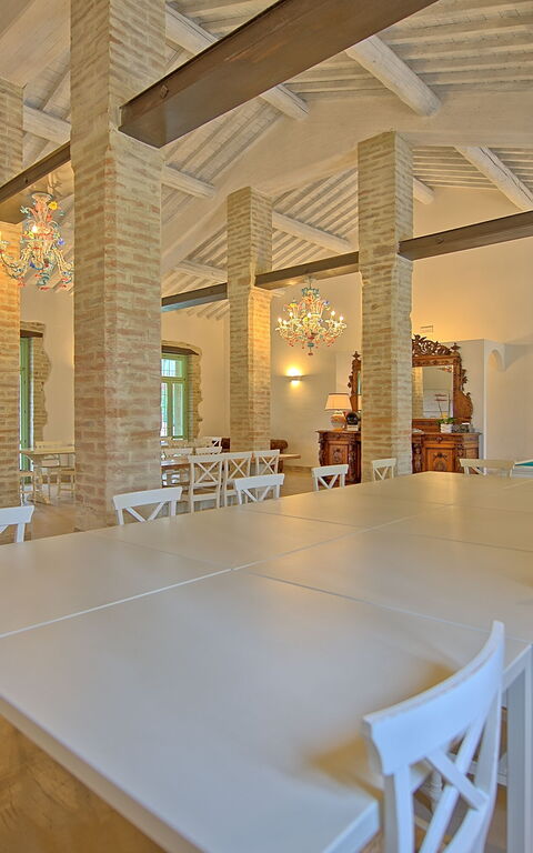 Villa Apollinare: Lunchroom, Woonkamer