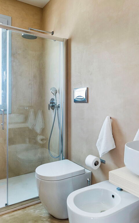 Villa Degli Aranci: Badkamer