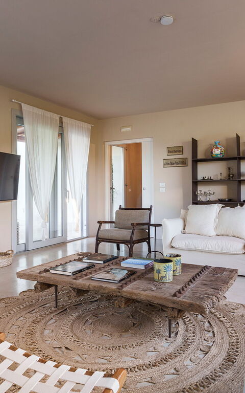 Villa Degli Aranci: Woonkamer