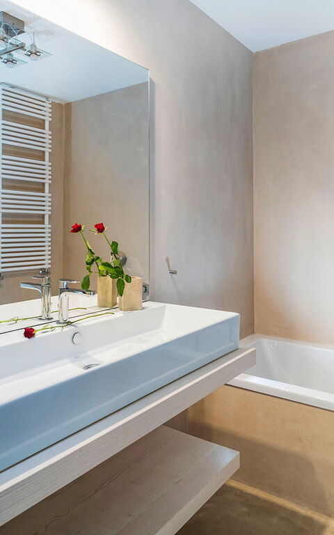 Villa Degli Aranci: Badkamer