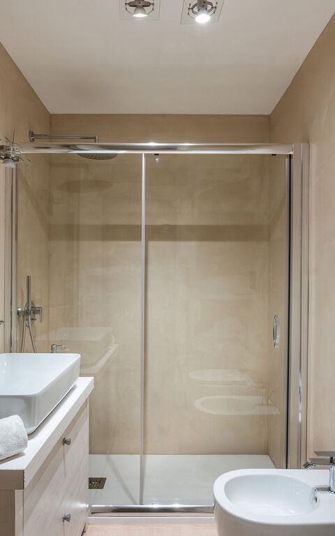 Villa Degli Aranci: Badkamer