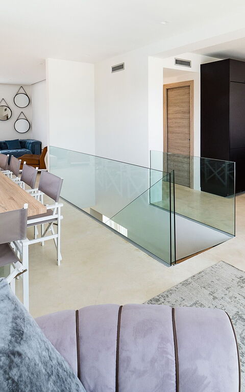 Villa Contra: Keuken, Lunchroom