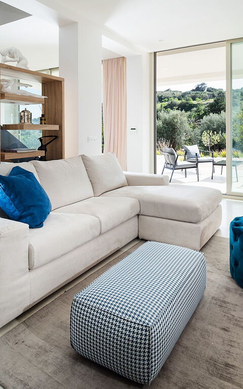 Villa Contra: Woonkamer