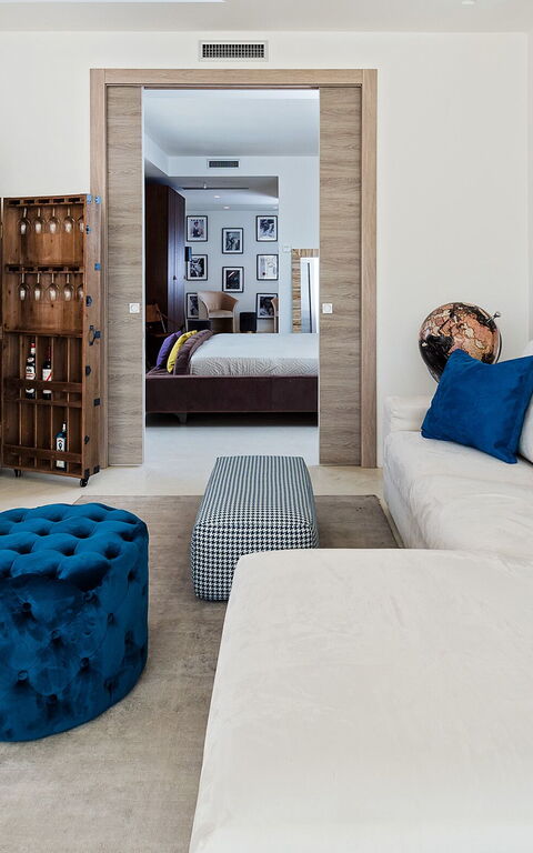 Villa Contra: Woonkamer