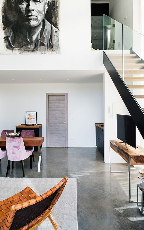 Villa Contra: Woonkamer