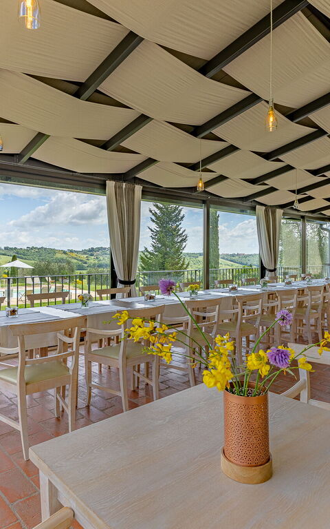 Villa Le Buche: Lunchroom