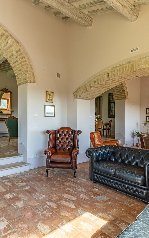 Villa Le Buche: Woonkamer