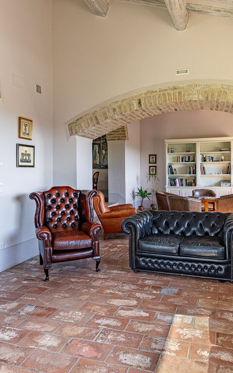 Villa Le Buche: Woonkamer