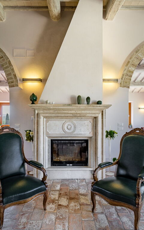 Villa Le Buche: Woonkamer