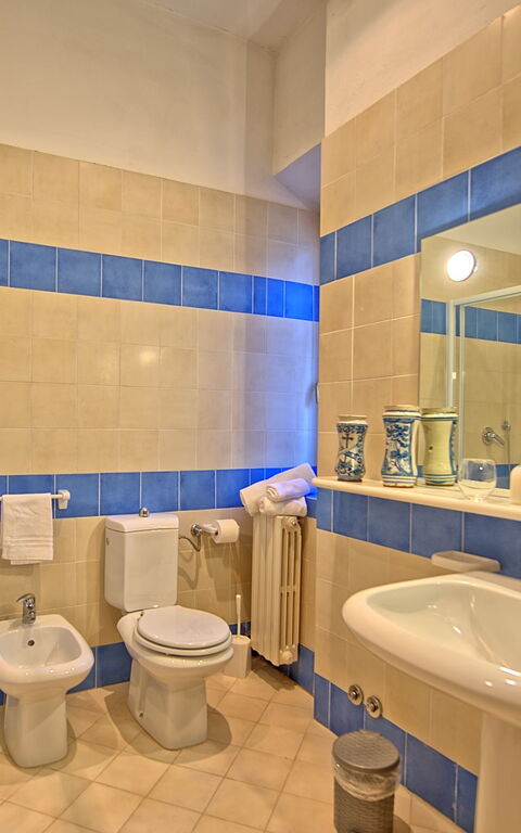 Villa Sorbaiano: Badkamer