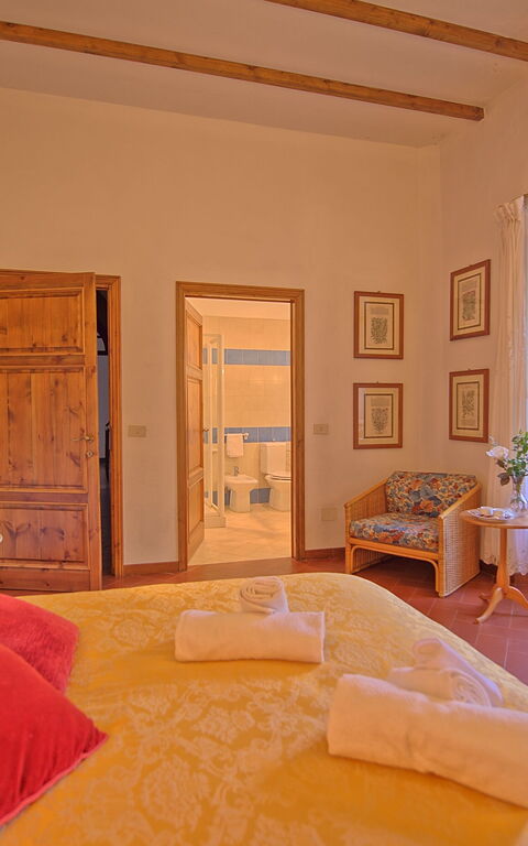 Villa Sorbaiano: slaapkamer