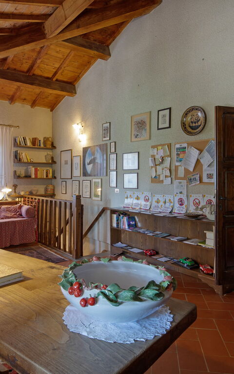 Casale Condottiero: Woonkamer