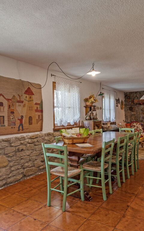 Casale Condottiero: Keuken, Lunchroom