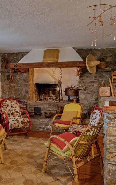 Casale Condottiero: Woonkamer