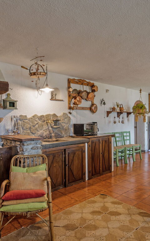 Casale Condottiero: Keuken, Lunchroom