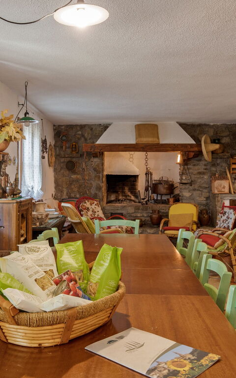 Casale Condottiero: Keuken, Lunchroom