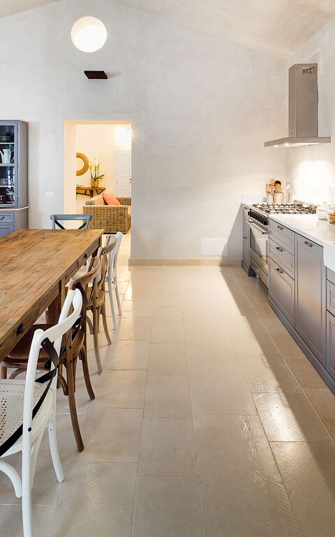 Villa Dimora Pura: Keuken, Lunchroom